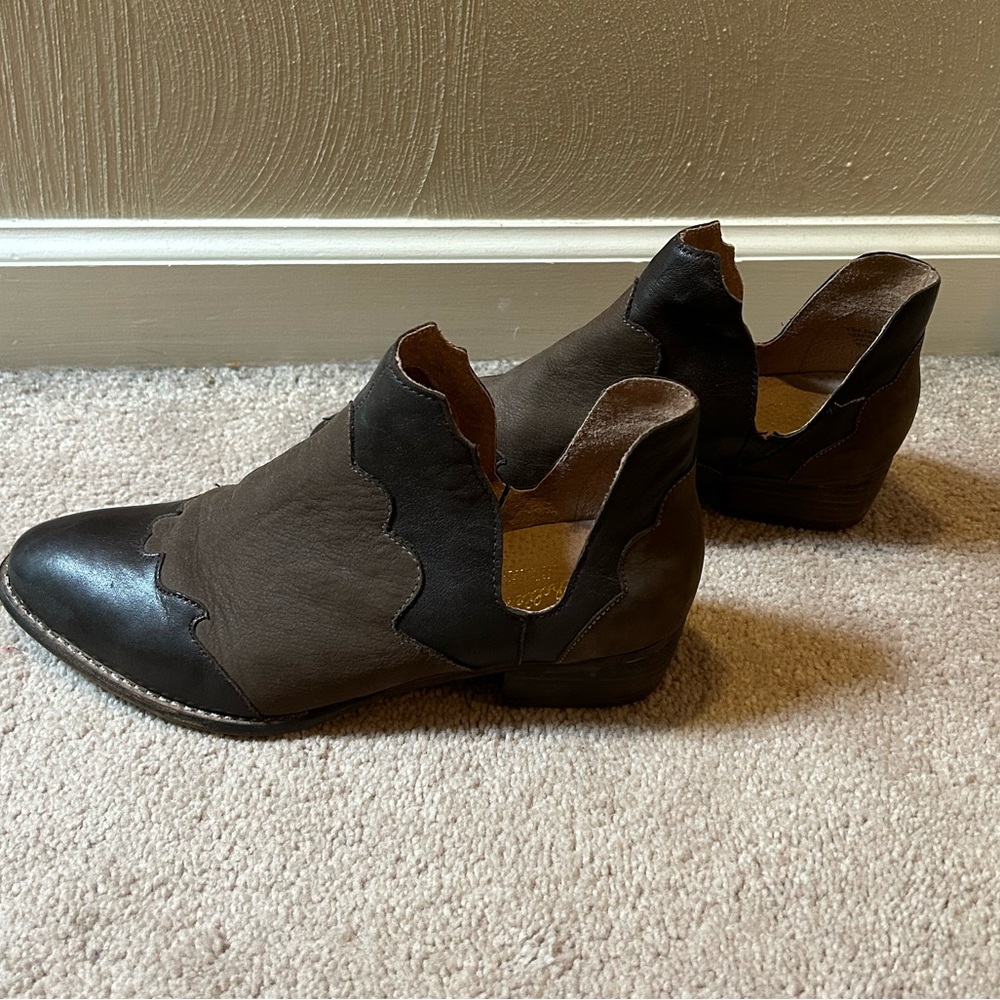 Seychelles Dark Brown Leather Boots